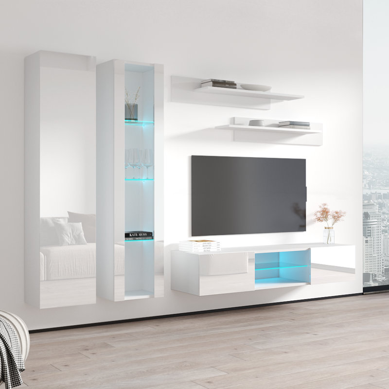 Meuble audio-vidéo Fly, Blanc