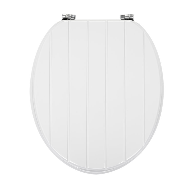 Oval Toilet Seat, White