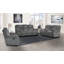 Fauteuil inclinable manuel oscillant de 40 po avec accoudoirs coussinés Karliyah-1956332985