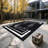 Modern Rectangular Frame Area Rug, Soft And Lightweight, Suitable For All Seasons, Easy To Maintain And Easy To Clean, Machine Washable Carpet Floor Mat, Suitable For Living Room, Bedroom, Dining Room, Office, Balcony, Room Decor, Home Decor, Outdoor Dec-2115018538