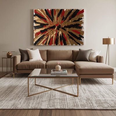 Neo Expressionism 76 Brown Canvas Wall Art