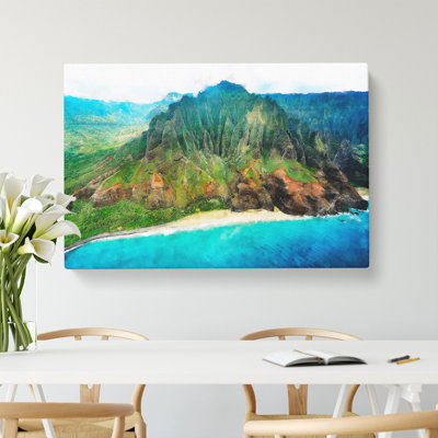 Na Pali Coast In Hawaii - Wrapped Canvas