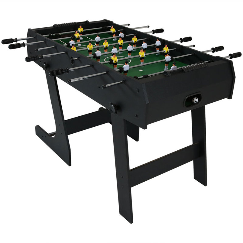 SunnyDaze Decor 48" 2-Player Folding Indoor Foosball Table with Telescopic Rods
