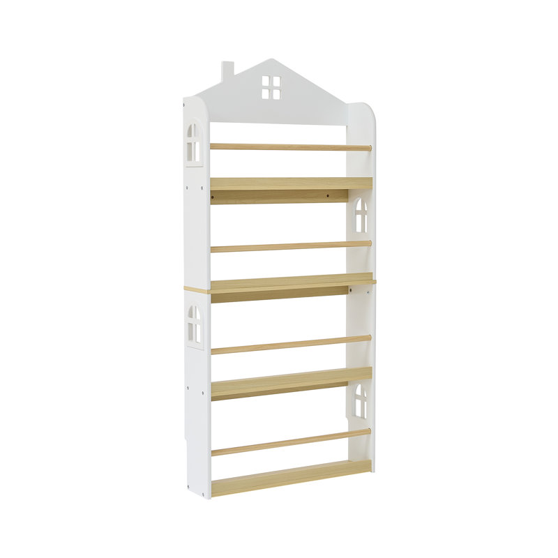 Wall Mounted House Bookcase