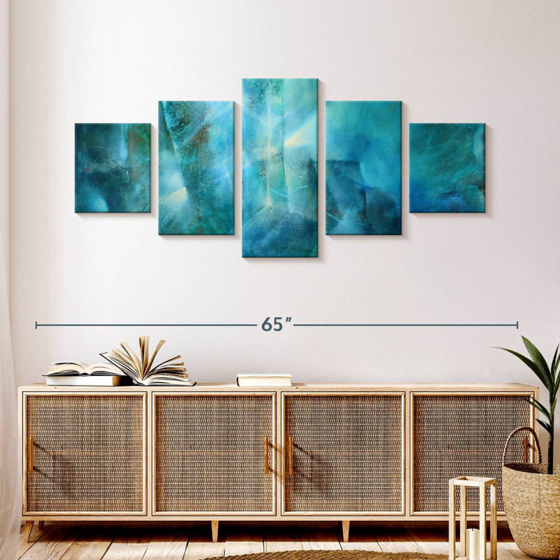 Emerald, 24" H x 55" W