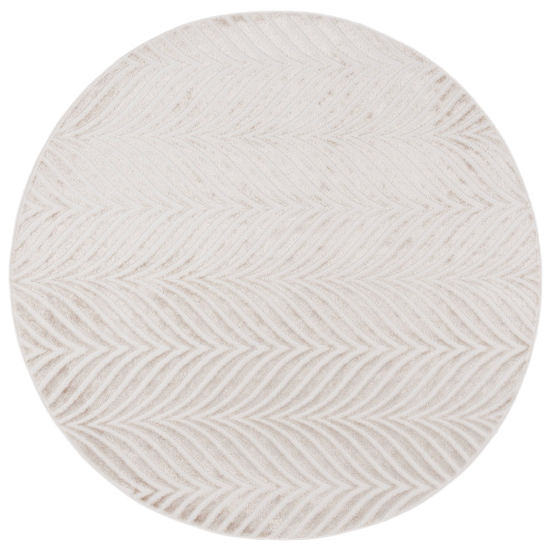 Jeziel Performance Abstract Rug, Round 6'7"