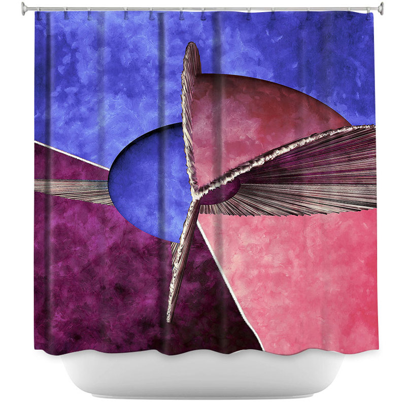 Rideau de douche simple abstract 24