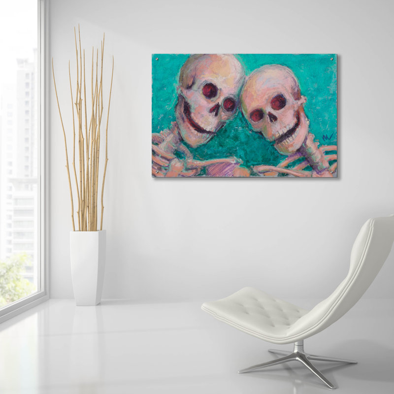 "BFFs" par Marie Marfia Fine Art, H 24 po x l 36 po x P 0,2 po