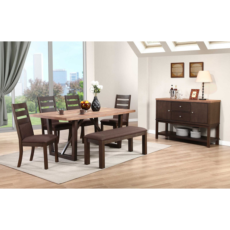 Chaise en bois massif Jahnessa