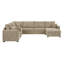 Canapé d'angle modulaire en forme de U avec rangement et porte-gobelets-1534229247