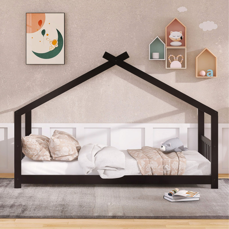 Lit simple en bois, Lit simple, Espresso