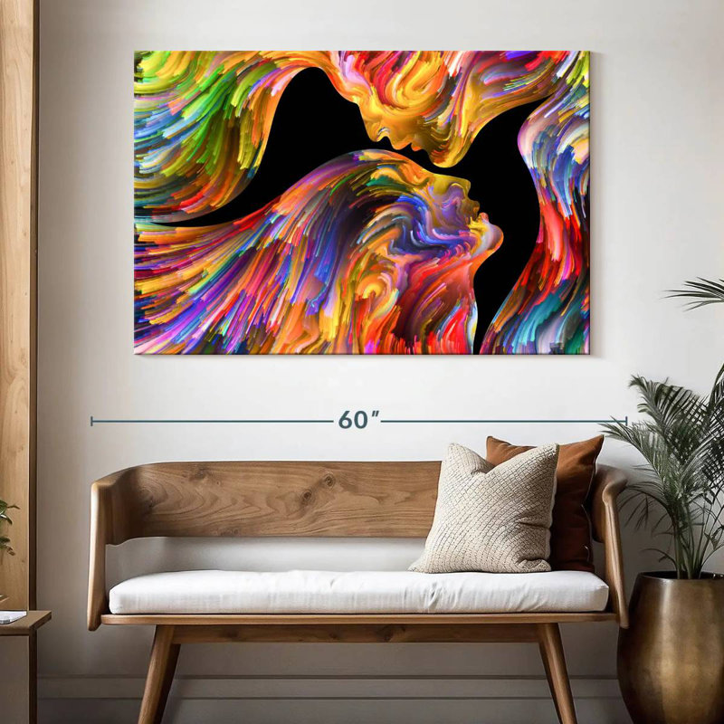 Avery Abstract Affection, H 34 po x l 51 po