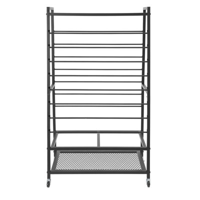 16 Tier Ribbon Display Organizer With Wheels