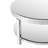 Elisete Glass Coffee Table Mirrored Top with Storage
