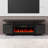 69'' TV Stand for TVs up to 80'' with Electric Fireplace and Adjustable Shelves-1110094167
