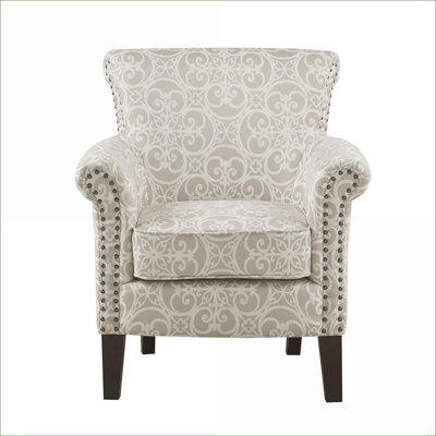 Brooke Tight Back Club Accent Chair | Single Adult Seating for Living Room, Bedroom, Home Office