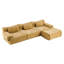 Ensemble de canapé modulaire en chenille 3 + 1 places-386675634