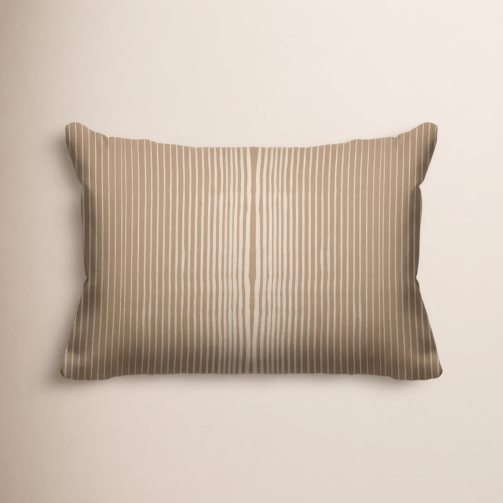 Ash Indoor/Outdoor Lumbar Throw Pillow, Umber