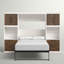 Lit escamotable Tapaktuan avec armoires de rangement latérales-88136213-88345449