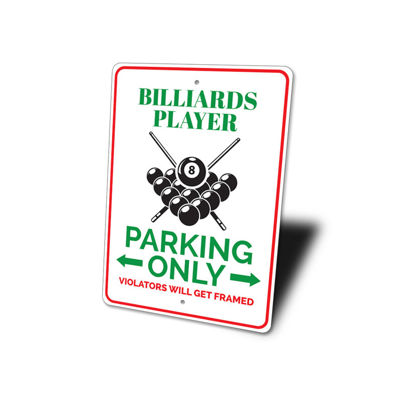Panneau de billard en aluminium, H 14 po x l 10 po x P 0,04 po