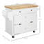 Îlot de cuisine sur roulettes (tabouret non inclus)-997578121