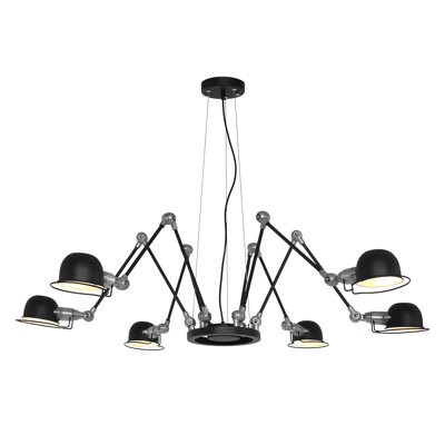 Lemke 6 - Light Black Unique/Statement Pendant