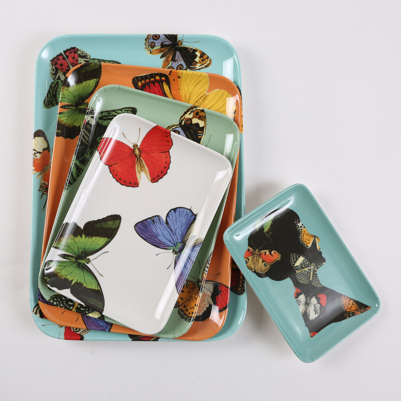 Gracie Oaks Windgap Melamine Tray