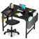 Metal Base Writing Desk With Task Chair