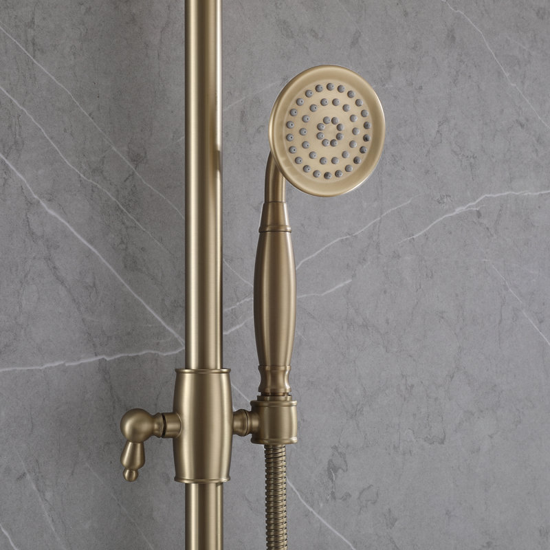 Système de douche complet, Or
