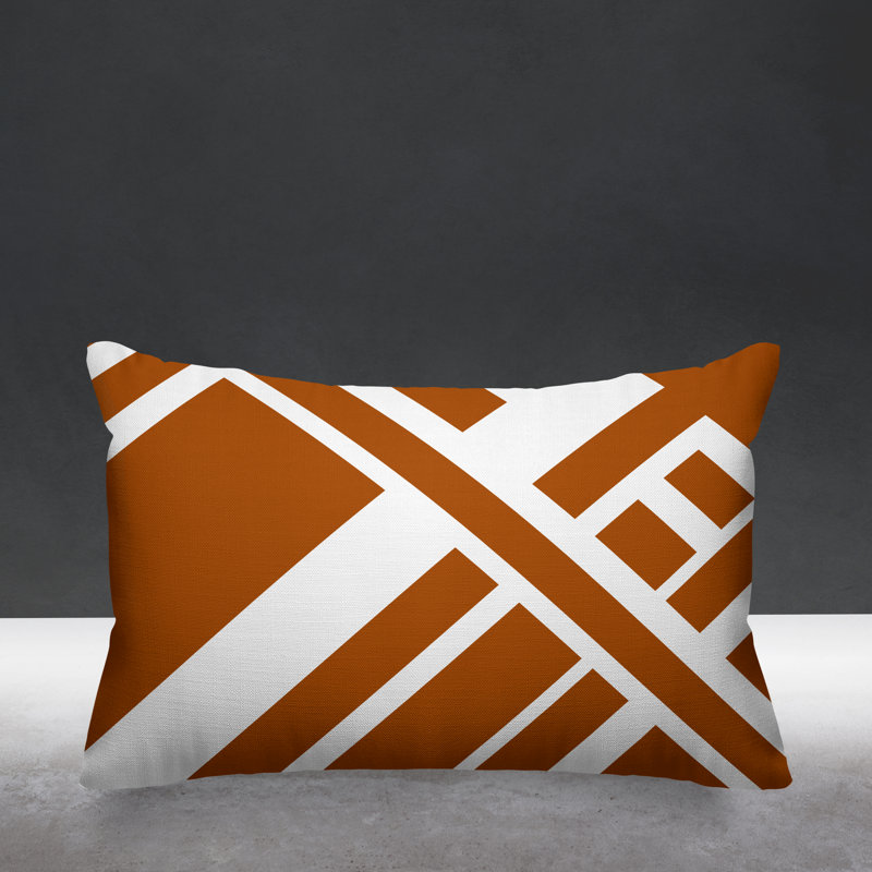 Coussin décoratif intérieur / extérieur Tranter, Orange brûlé