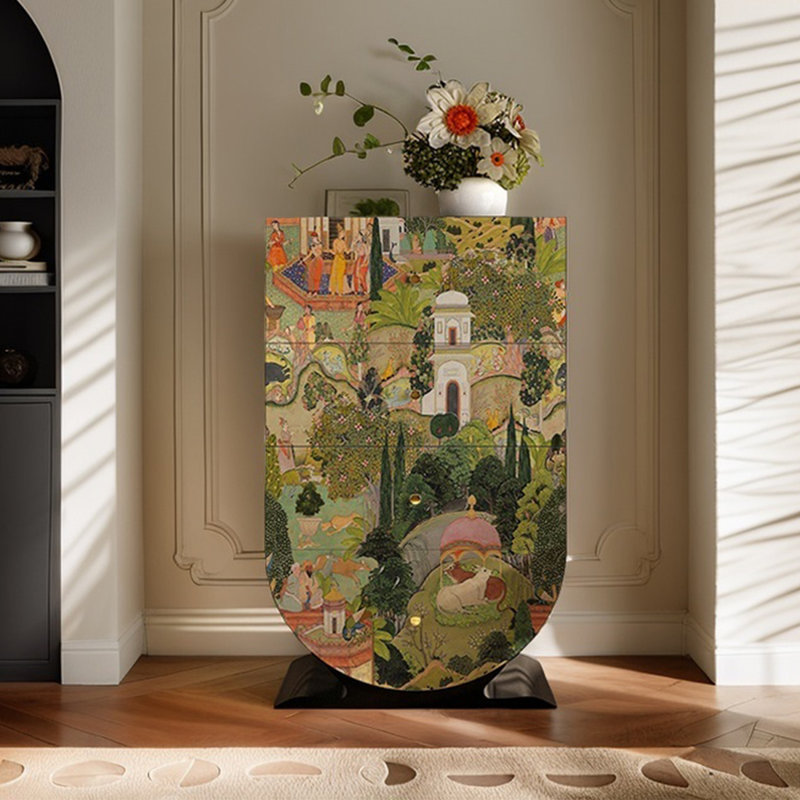 Commode à tiroirs multifonctionnelle de style français