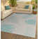 Fatima Botanical Zero-Pile Flatweave Indoor/Outdoor Durable Area Rug