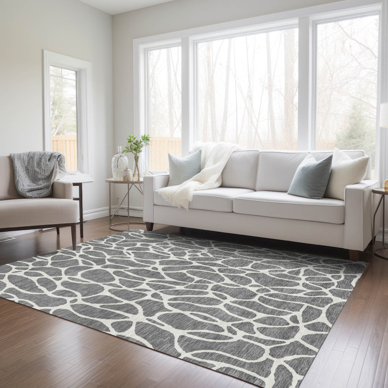  Machine Washable Indoor/Outdoor Chantille ACN1024 Rug, Rectangle 3' x 5'