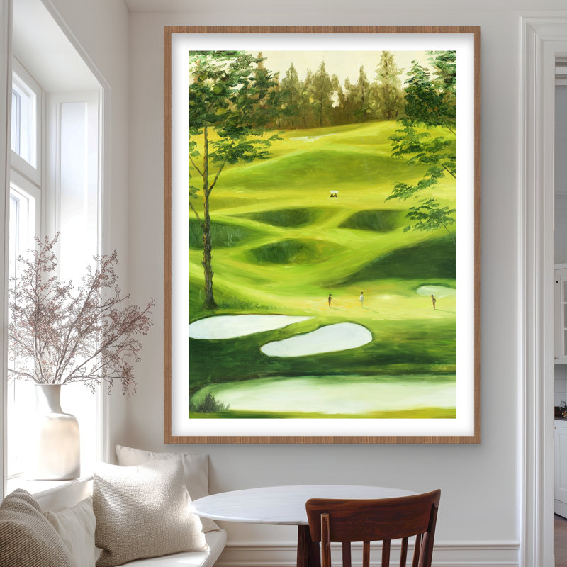 Big Golf Course - Bureau contemporain avec imprimé mat