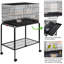 118.5cm Metal Flight Cage with Wheels-1852642481