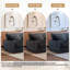 Canapé modulaire rembourré 3 pièces en flanelle de fourrure de lapin avec accoudoirs et coussins décoratifs 3 pièces-1467457581