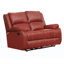 Causeuse inclinable rembourrée de L 60 po Hagar-290541810