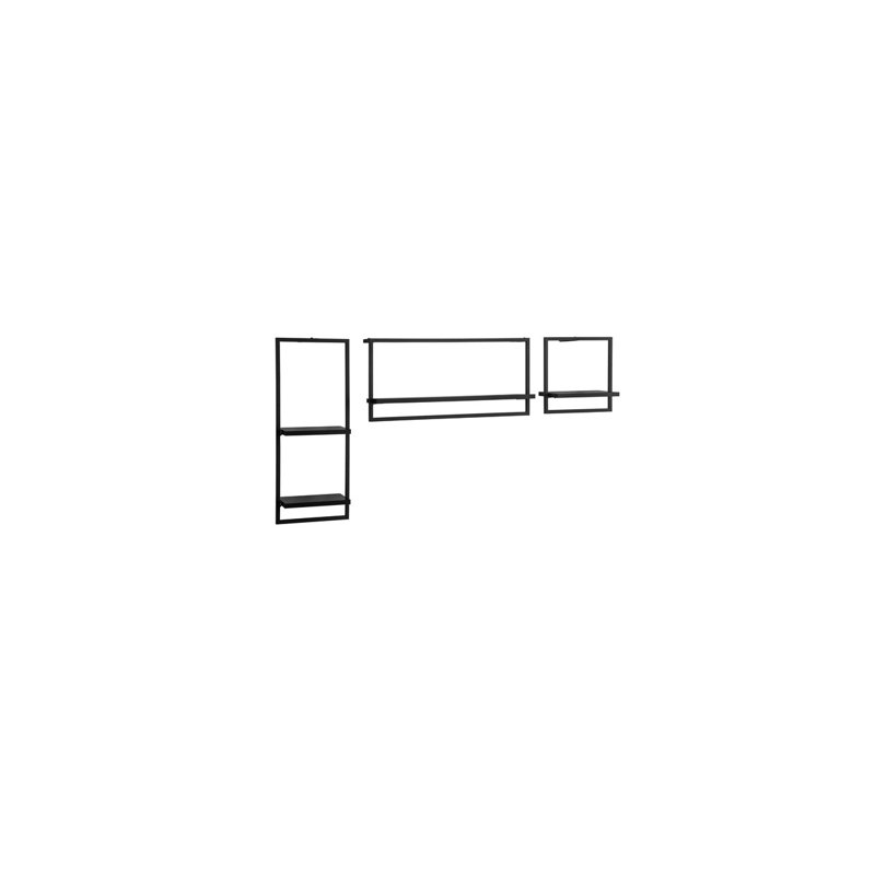 Locelso Floating Shelf, Black