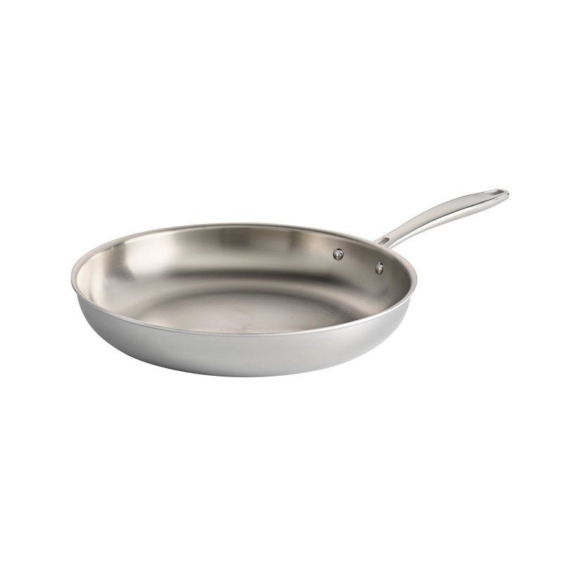 Tramontina Tri-Ply Clad Stainless Steel Gourmet Fry Pan, 12" Diameter