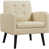 Beige Faux Leather
