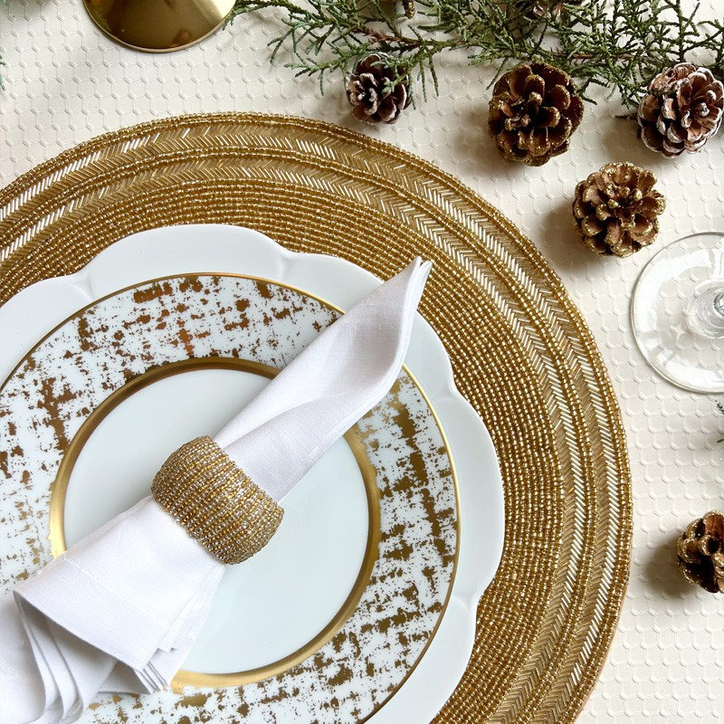 Brilliant Napkin Rings - Silver, Gold