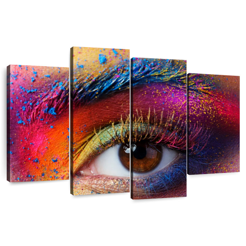 Shuttleworth Rainbow Eye Makeup, 22" H x 36" W
