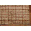 Tapis beige noué à la main de conception unique 3 pi 4 po x 4 pi 10 po
