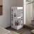 Lamer Corner Bar Cabinet With Wine Rack And Open Shelf-1962926089