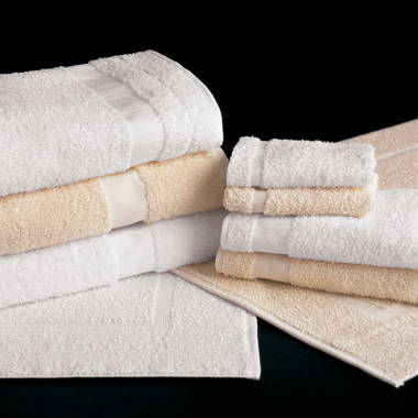 WestPoint Home White Cotton Bath Towel Set (Martex Commercial