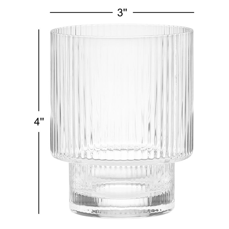 Ensemble de 4 gobelets Lenox Modulus, transparent