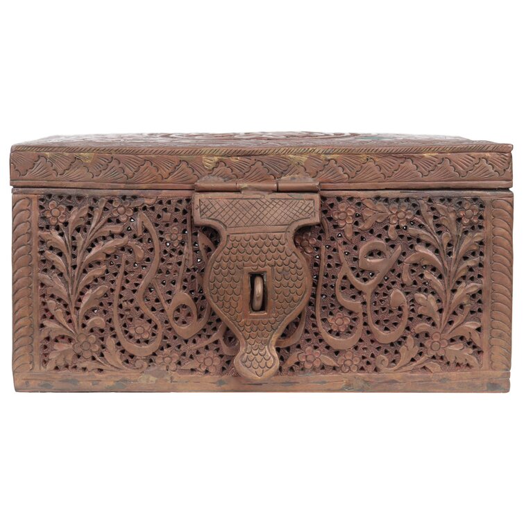 Exotic India Handmade Metal Decorative Box | Wayfair