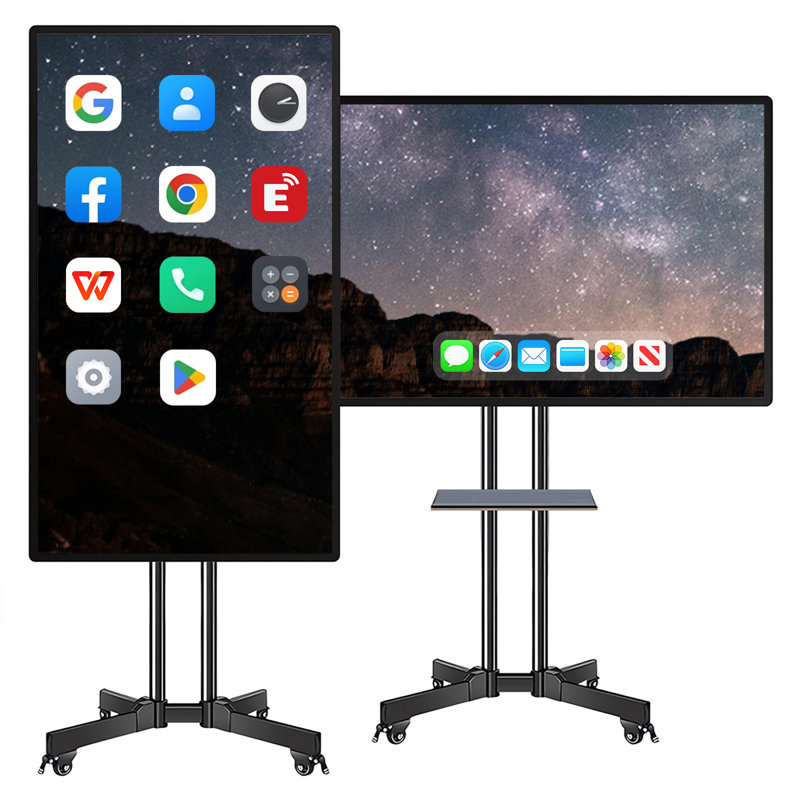 JYXCN Smart Board, tableau blanc interactif 49 pouces, ordinateur à écran tactile tout-en-un avec double système et partage de nuage - tableau blanc numérique pour la salle de classe, le bureau et les présentations?