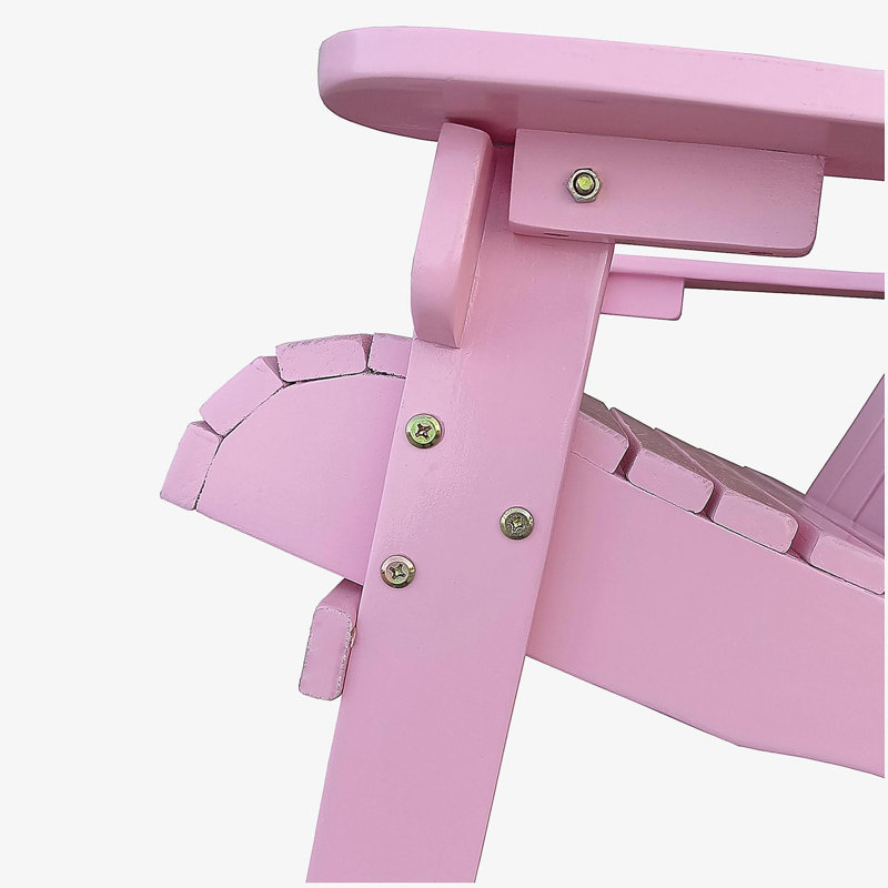 Chaise Adirondack d'extérieur ou d'intérieur en bois pour enfants