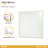 Palm Gate Wall Accent Mirror - Cloud White